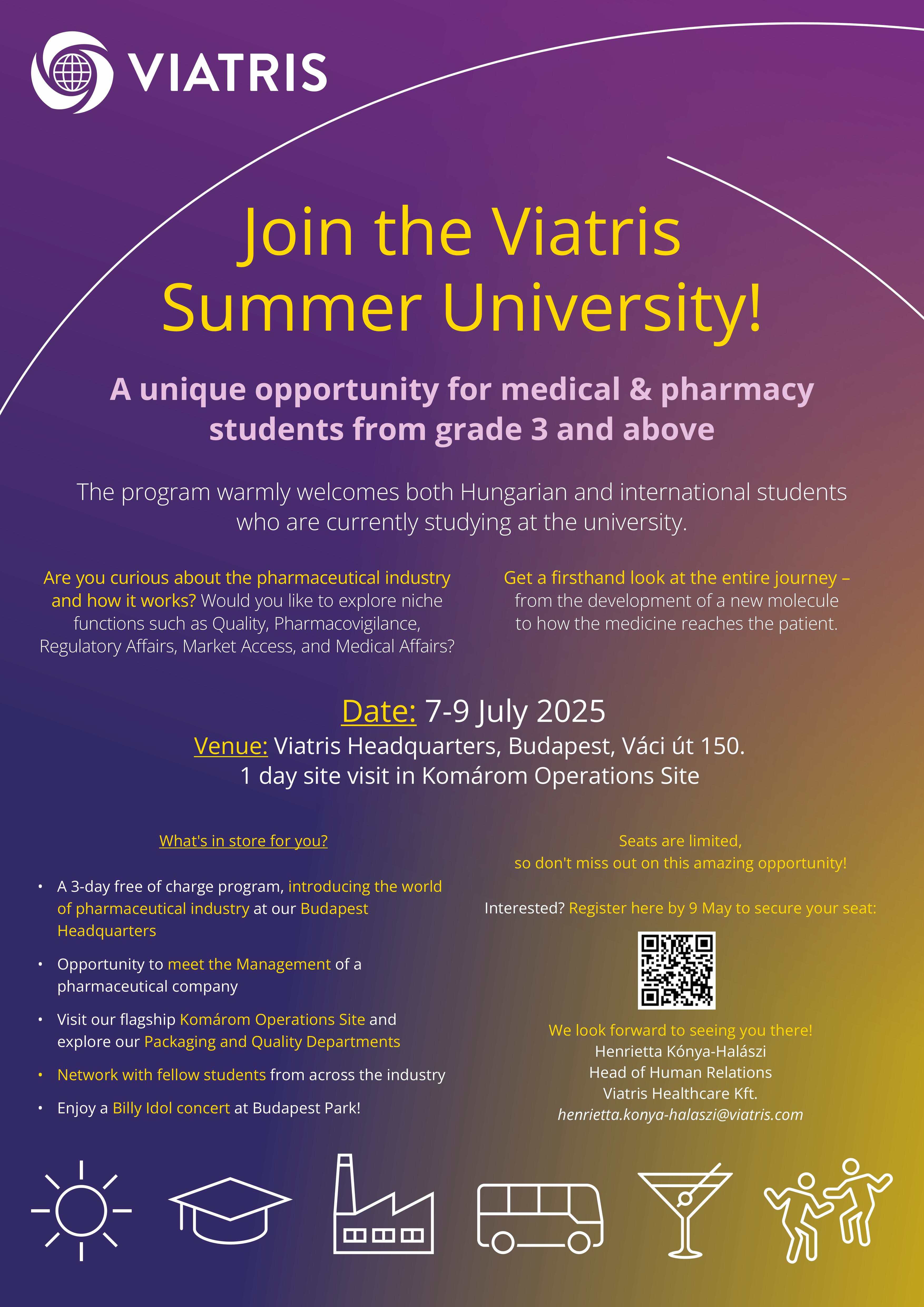 Viatris_Summer_University_2025_poster